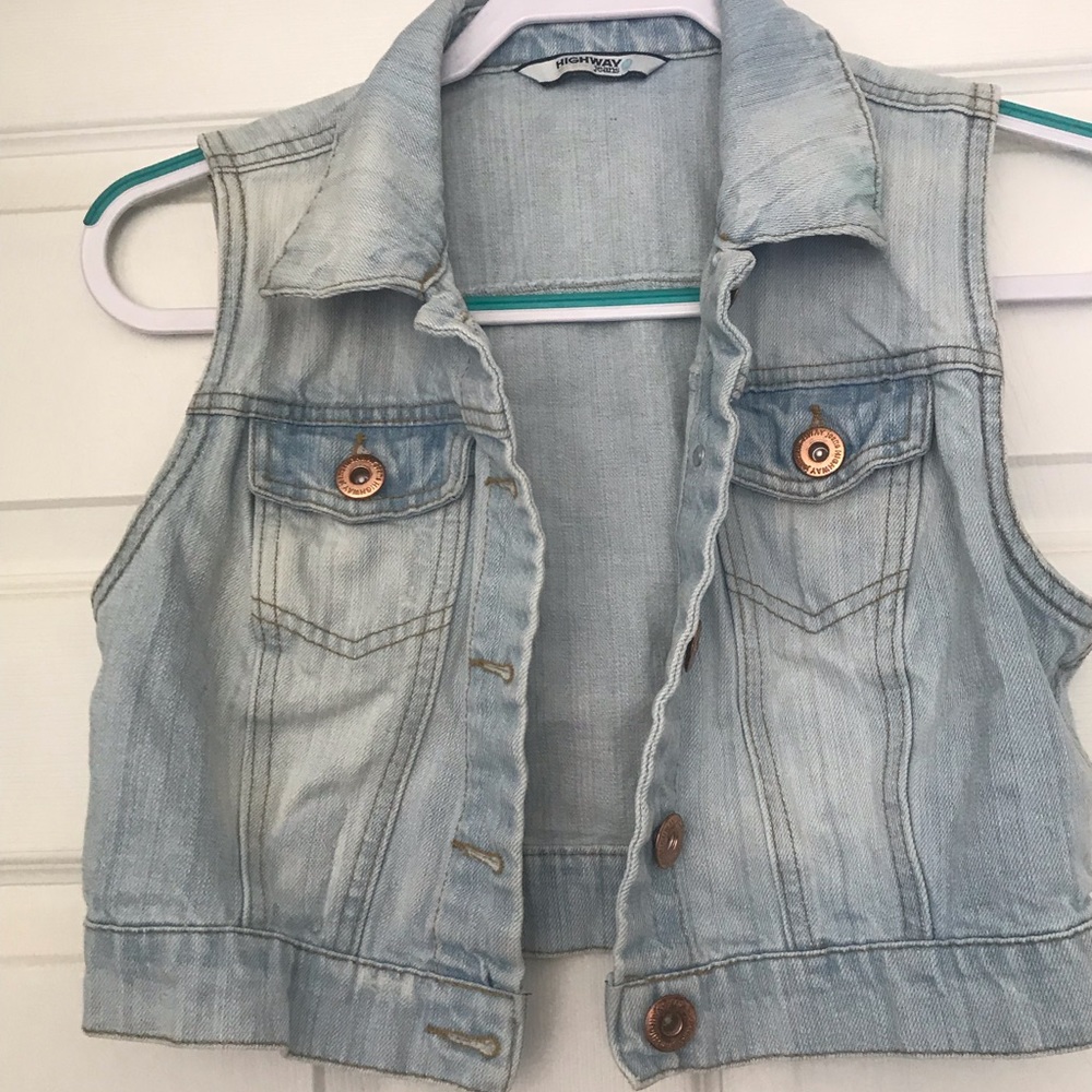 Denim vest